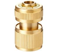 Silverline Quick Connector Auto Stop Brass - 1/2" Female