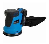 Silverline Random Orbit Sander 125mm 18V 2Ah 12,000RPM Li-ion Battery 953705