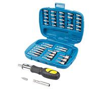 Silverline Ratchet Screwdriver Bit & Socket Set 45pce (427611)