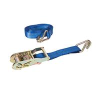 Silverline Ratchet Tie Down Strap J-Hook 4m x 30mm - Rated 400kg Capacity 800kg (350060)