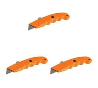 Silverline Retractable Hi-Vis Grip Knife 140mm (456940) (Pack of 3)