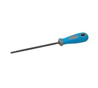 Silverline Tools Round File 2nd Cut 250mm, Hardened Steel, Soft-Grip Handle, Hanging Hole (282376)