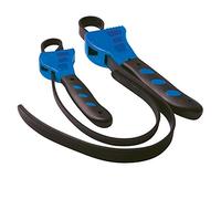 Silverline Rubber Strap Wrenches Set 2pce 500 & 600mm (598531), Blue