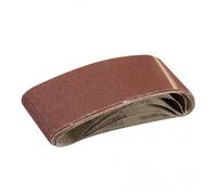 Silverline Tools Sanding Belts 433236 - 75 x 533 mm, 80 Grit - Pack of 5