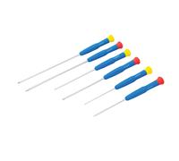 Silverline Extra-long Precision Screwdriver Set 6pce 6pce - 6pce precision set screwdriver silverline extralong sd62