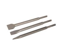 Silverline SDS Plus Hex Chisel Set 3pce 250mm ? 20, 40mm & Point - 515779 20 - chisel sds hex plus set silverline 3pce 515779 point 40mm 20 17mm