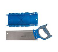Silverline Silver Expert Mitre Box & Saw 335464 Hand Tools 300 X 90mm