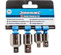 Silverline Socket Converter Set - 4 Piece Adapter Kit for Socket Wrenches and Ratchets (793755)