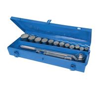 Silverline Socket Set 3/4 Drive 12 Point Metric 15 Piece