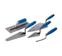 Silverline Soft-Grip Trade Trowel Set 5Pce 395016 Hand Tools