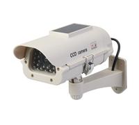 Silverline 614458 outdoor Solar-Powered Du mmy CCTV Camera with LED Solar-Powered , Grey