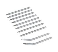 15 & 25w 10 Piece Soldering Iron Tips - Set Silverline 10pce 196507 - soldering iron tips set 25w 15 silverline 10pce 196507