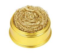 Silverline Soldering Tip Cleaning Ball & Base 60 x 60mm - 281271 Brass Wool - tip soldering ball cleaning base silverline x 60mm 281271 brass wool