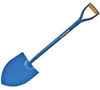 Silverline Solid Forged Round Mouth Shovel Pointed Blade Ash Handle 1020mm NEW