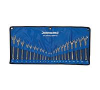 Silverline SP57 Combination Spanner Set 22Pce 6 - 22Mm & 1/4 - 7/8in Each 1