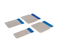 Silverline Stainless Steel Body Filler Application Set 4Pce - 50, 80, 100 & 120mm