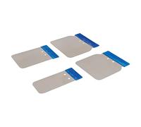 Silverline Stainless Steel Body Filler Application Set 4pce 50, 80, 100 & 120mm (427734)