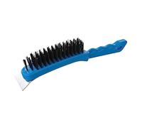 Silverline Steel Wire Brush 5 Row / Scraper (245007)