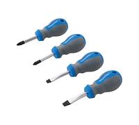 Silverline Stubby Screwdriver Set 4 Piece