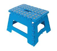 Silverline Super Strong Folding Step Stool | Holds up to 150KG | Anti Slip | Great for Kitchen, Garage, Bathroom and Bedroom | 220mm (968731)