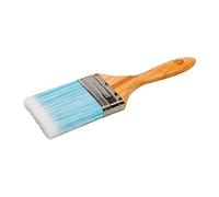 Silverline Synthetic Paint Brush 75mm / 3" (718107), Blue, White, Silver, Wooden Handle