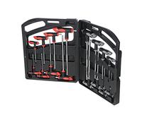 16 Piece Silverline Mechanical Engineering Hex Key Set - 16pce Wrench Thandle - 16pce set wrench thandle silverline 250028 hex key