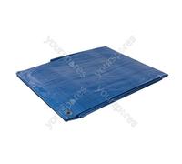 Silverline Tarpaulin - Cut 4.8 x 6.1m / Actual 4.6 x 6m