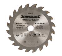 Silverline TCT Mini Saw Blade ( 85mm Dia - 10mm Bore - 20T ) ( UK )