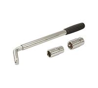 Silverline Telescopic Wheel Brace 1/2" 17, 19, 21 & 23mm (491372), Silver