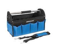 Silverline Tool Bag Open Tote 400 x 200 x 255mm - Heavy Duty Base 748091 Hard - tool bag x silverline heavy duty base 748091 hard tote 200 400 255mm