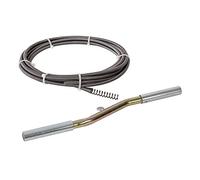 Silverline Tools 966815 4.75 m Drain Auger with Sliding Crank Handle - Grey