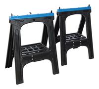 SILVERLINE Trestles Portable Folding Plastic Saw Horse 2x Max Load 200kg 973048