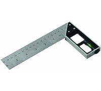 150mm Silverline Tri & Mitre Square With Spirit Level - 282651 - square mitre spirit level tri 150mm silverline 282651