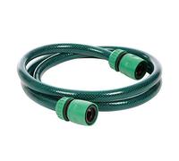 Silverline Universal 1/2" Female 1m Green ABS Plastic Hose Connection Set for Gardening Watering, Package of 1, UV-resistant, 15mm Dia, 7.5mm Wall Thickness, Connects Hose Reel to Tap