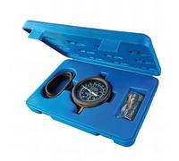 Silverline Vacuum & Fuel Pump Pressure Test Gauge 0 - 10psig / 0 - 25Hg (791008), Black