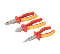 3PCE VDE Expert Pliers Set + Case 282501 LIFETIME WARRANTY