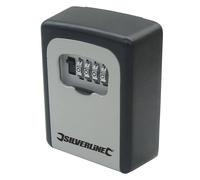Silverline Wall Mounted 4 Digit Key Safe in Black Silverline Black