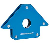 Silverline Welding Magnet - 100mm, 13kg Holding Force, Magnetic Welding Clamp for Metal Fabrication & Positioning (868731)