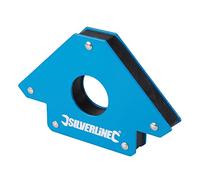 Silverline Welding Magnet - 125mm Diameter, 20kg Holding Force Magnetic Clamp for Metalworking & Fabrication (633756)