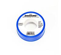 Silverline White PTFE Sealant Tape Threaded Thread Seal Tape Fitting Water Plumbing Tape 12mm x 12m