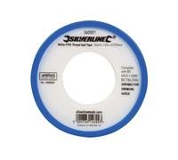 Silverline White PTFE Tape 12mm x 12m