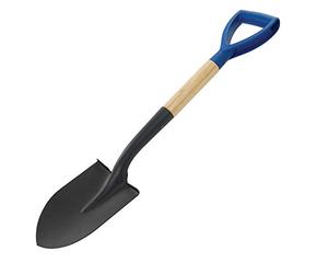 Silverline Wooden Round Head Micro Shovel 700mm (675182)