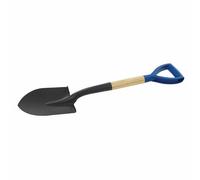 Silverline Wooden Round Head Micro Shovel 700mm Lightweight Gardening 675182