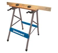 Silverline Work Bench Folding Fold Down Table Workbench Saw Horse 100kg TB01