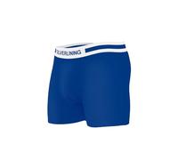 SILVERLINING E M F Blocking Underwear for Men - Boxer Brief with Anti Odor Silver Fabric, No Ride Up Legs | Faraday Shielding, Dark Blue, M