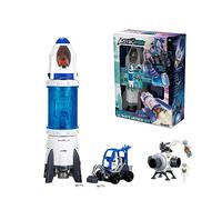 Silverlit Astropod by Pack Ultimate Cohete y Conector-Tema Universo y Espacio-Construcción y Experimentos-Desde 6 Años, 80341, Blanco y Azul, White and Blue
