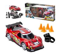 Silverlit Build 2 Drive Radical Racer RC Car Set - Easy-to-Assemble High-Speed Radical Racer with 20 Snap-Together Parts, Custom Track Accessories, 8km/h Speed, for Kids, Ages 6+