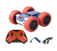 Silverlit - Exost 360 Cross Red Remote Control Car - Rechargeable Battery - 2-Sided 360° Driving + LED Headlights - Speed: 12km/h - Toy for Children from 5 Years - 54761