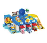 Silverlit - Robocar Poli - Playset The Headquarters - Transformer Vehicle - Poli, Eli, Amber, Roy - From 3 Years