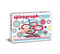 Silverlit Spirograph Cyclex - Creative Activities - Creation of Infinite Spirals with Rotating Wheels. - 1 Shape, 6 Coloured Markers, 1 Creation Guide and 20 Drawing Sheets. - Suitable for Ages 5 and